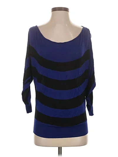 Pre-owned Express Pullover Sweater In Blue