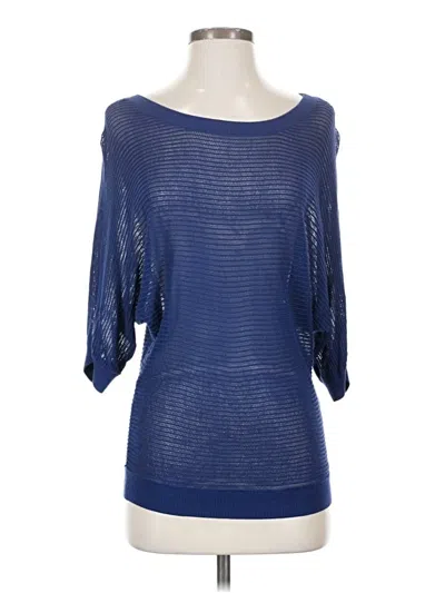 Pre-owned Express Pullover Sweater In Blue