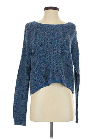 Pre-owned Express Pullover Sweater In Blue