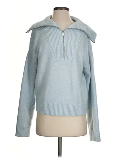 Pre-owned Express Pullover Sweater In Blue
