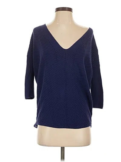 Pre-owned Express Pullover Sweater In Blue