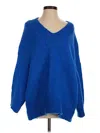 Express Pullover Sweater In Blue