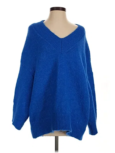 Express Pullover Sweater In Blue