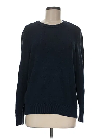 Pre-owned Express Pullover Sweater In Blue