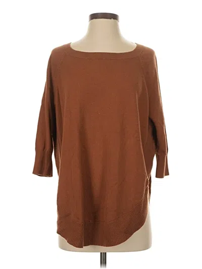Pre-owned Express Pullover Sweater In Brown