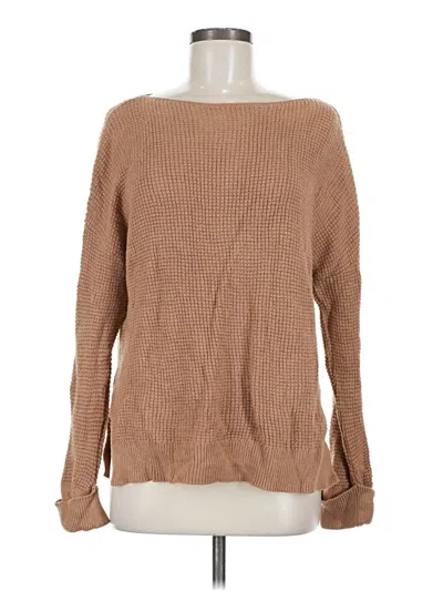 Pre-owned Express Pullover Sweater In Brown