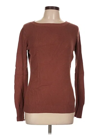 Pre-owned Express Pullover Sweater In Brown