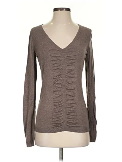 Pre-owned Express Pullover Sweater In Brown