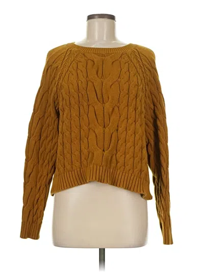 Pre-owned Express Pullover Sweater In Brown