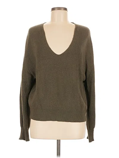 Pre-owned Express Pullover Sweater In Brown