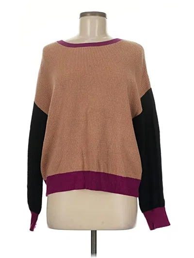 Pre-owned Express Pullover Sweater In Brown