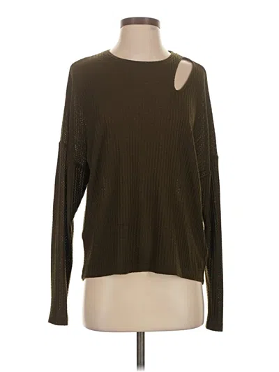 Pre-owned Express Pullover Sweater In Brown