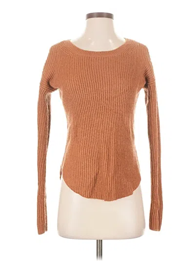 Pre-owned Express Pullover Sweater In Brown