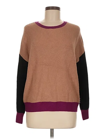 Pre-owned Express Pullover Sweater In Brown