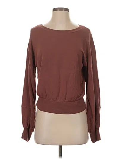 Pre-owned Express Pullover Sweater In Brown
