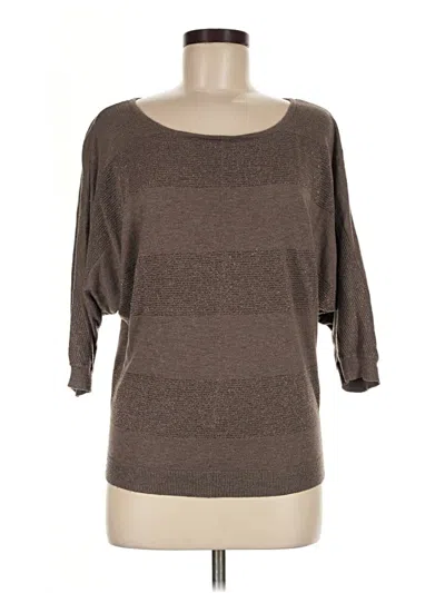 Pre-owned Express Pullover Sweater In Brown