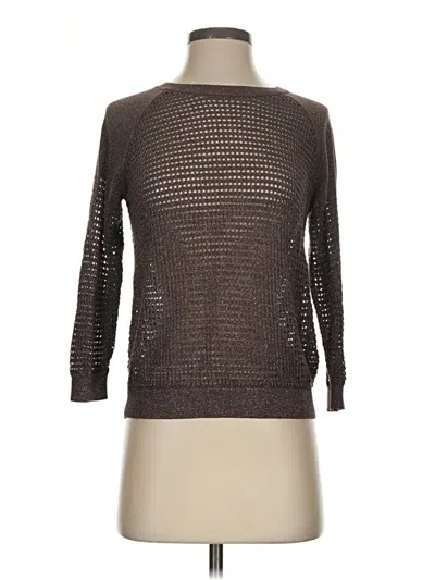 Pre-owned Express Pullover Sweater In Brown