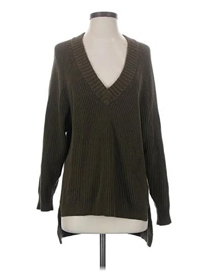 Pre-owned Express Pullover Sweater In Brown
