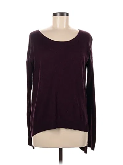 Pre-owned Express Pullover Sweater In Burgundy