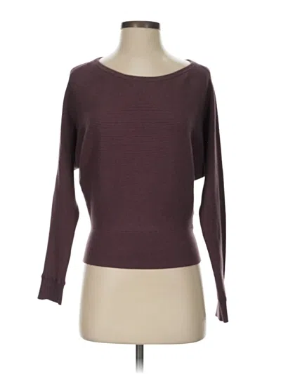 Pre-owned Express Pullover Sweater In Burgundy