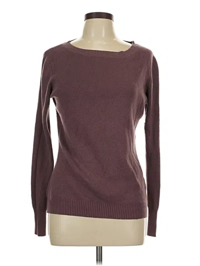 Pre-owned Express Pullover Sweater In Burgundy