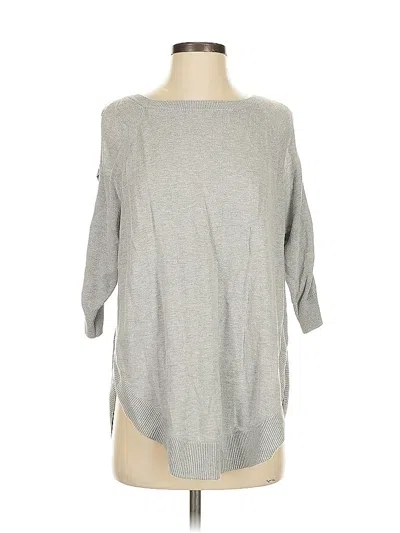 Pre-owned Express Pullover Sweater In Gray