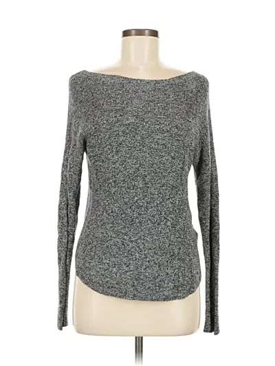 Pre-owned Express Pullover Sweater In Gray