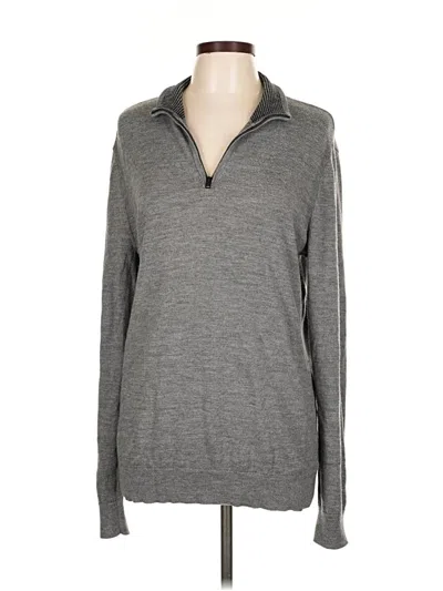Pre-owned Express Pullover Sweater In Gray
