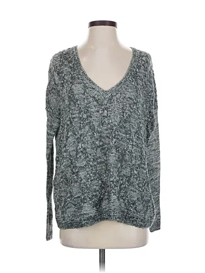 Pre-owned Express Pullover Sweater In Gray
