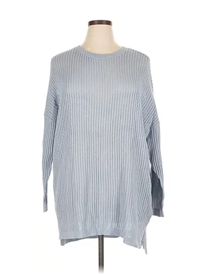 Pre-owned Express Pullover Sweater In Gray