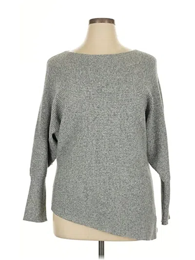 Pre-owned Express Pullover Sweater In Gray