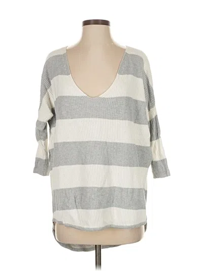 Pre-owned Express Pullover Sweater In Gray
