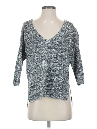 Pre-owned Express Pullover Sweater In Gray