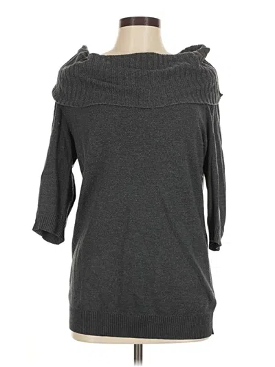 Pre-owned Express Pullover Sweater In Gray
