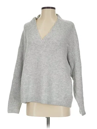 Pre-owned Express Pullover Sweater In Gray