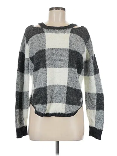 Pre-owned Express Pullover Sweater In Gray