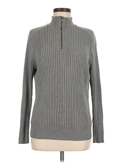 Pre-owned Express Pullover Sweater In Gray