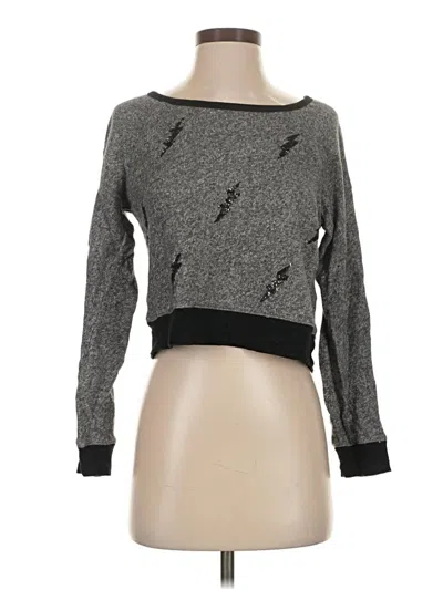 Pre-owned Express Pullover Sweater In Gray