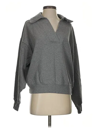 Pre-owned Express Pullover Sweater In Gray