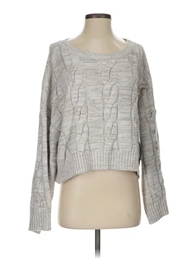 Pre-owned Express Pullover Sweater In Gray