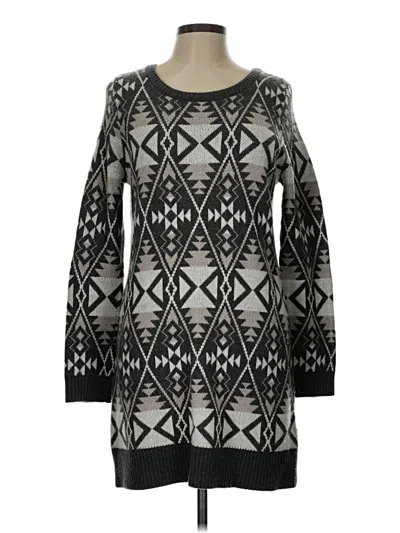 Pre-owned Express Pullover Sweater In Gray