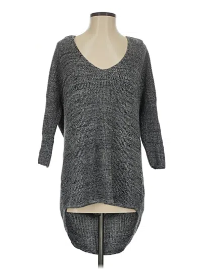 Pre-owned Express Pullover Sweater In Gray