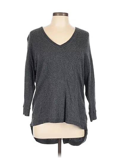 Pre-owned Express Pullover Sweater In Gray