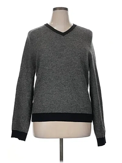 Pre-owned Express Pullover Sweater In Gray
