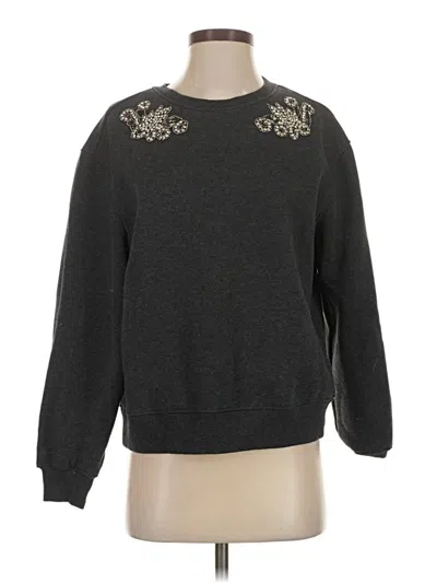 Pre-owned Express Pullover Sweater In Gray