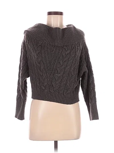 Pre-owned Express Pullover Sweater In Gray