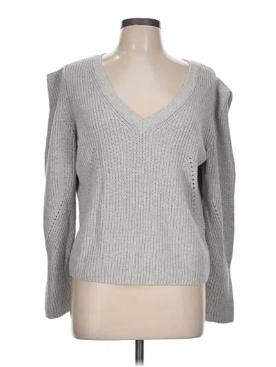 Pre-owned Express Pullover Sweater In Gray