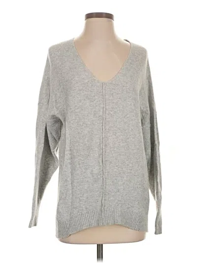 Pre-owned Express Pullover Sweater In Gray
