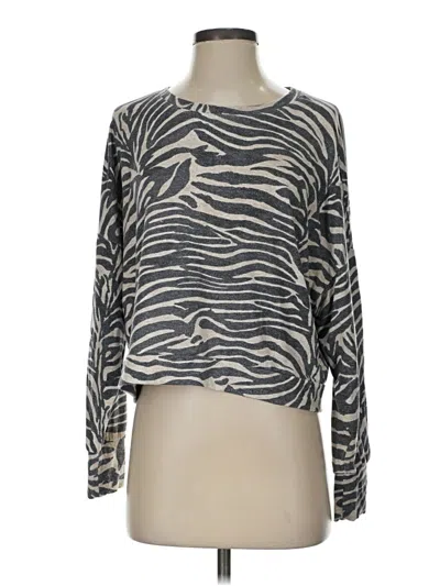 Pre-owned Express Pullover Sweater In Gray