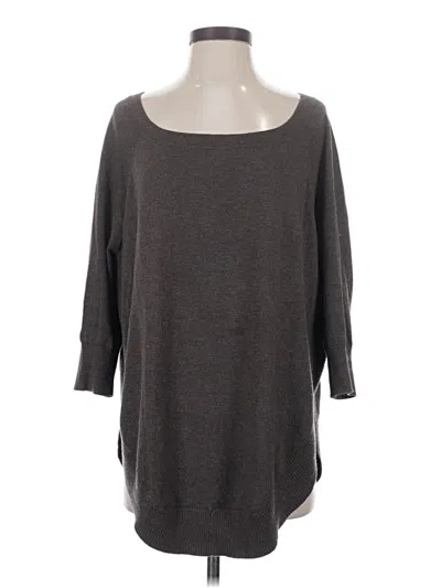 Pre-owned Express Pullover Sweater In Gray